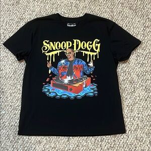 Snoop Dogg Graphic Black T-Shirt